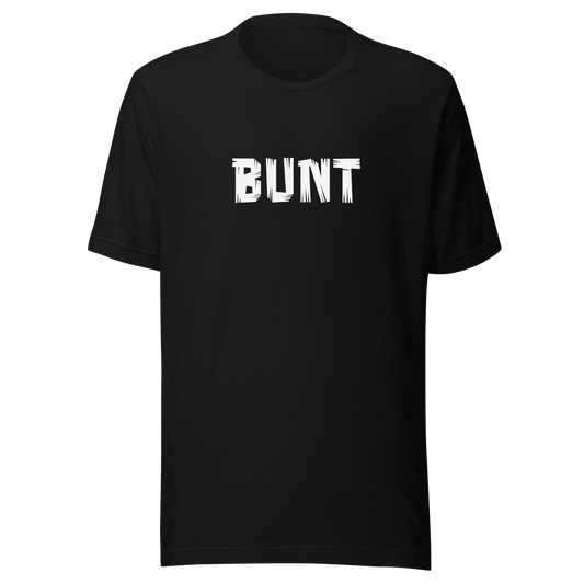 Schwarzes T-Shirt mit BUNT Schriftzug