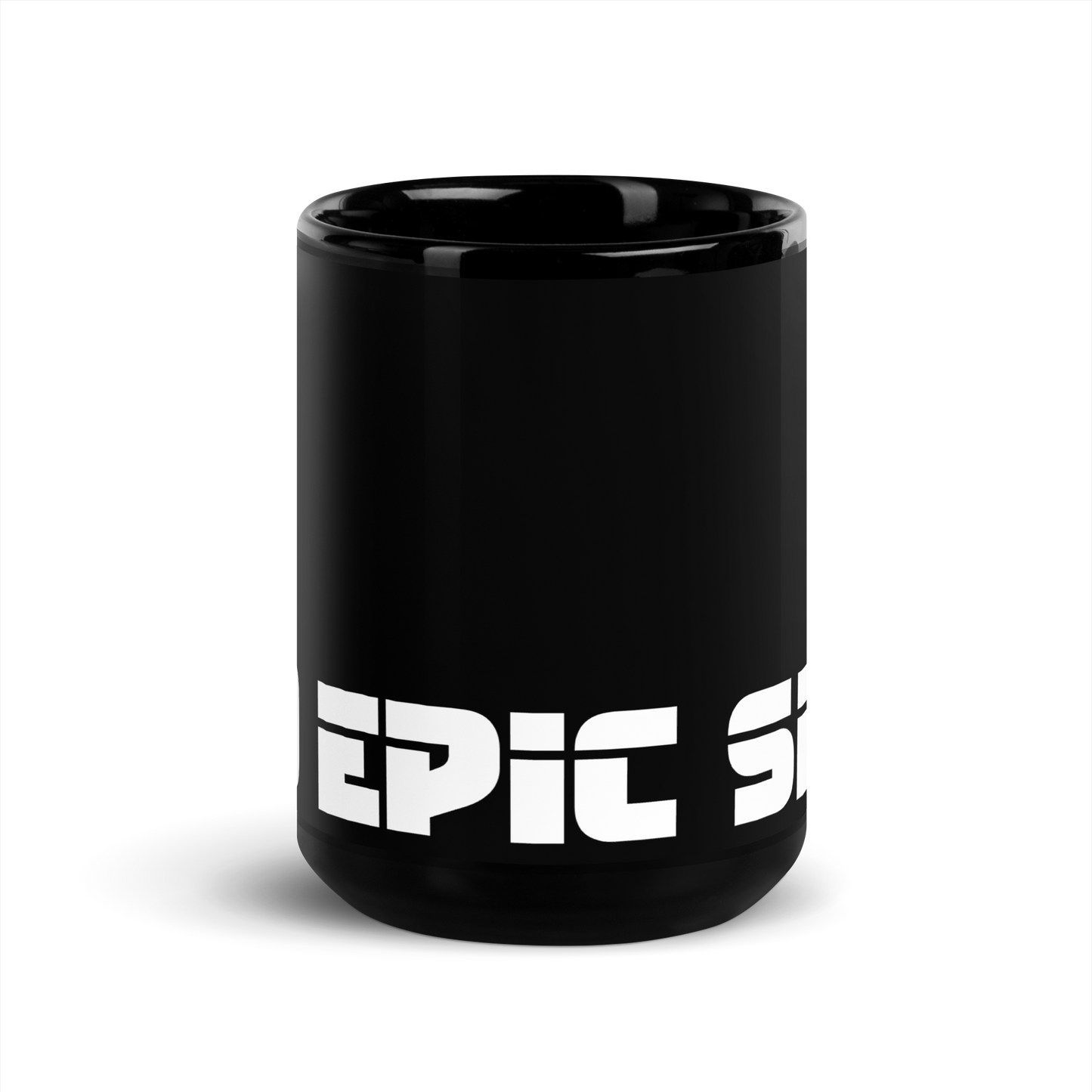 Schwarze Tasse mit Do Epic Shit Schriftzug