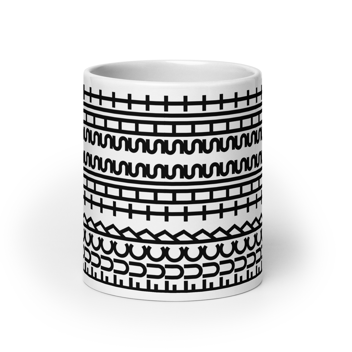 Weiße Tasse mit FUCK THIS SHIT Print