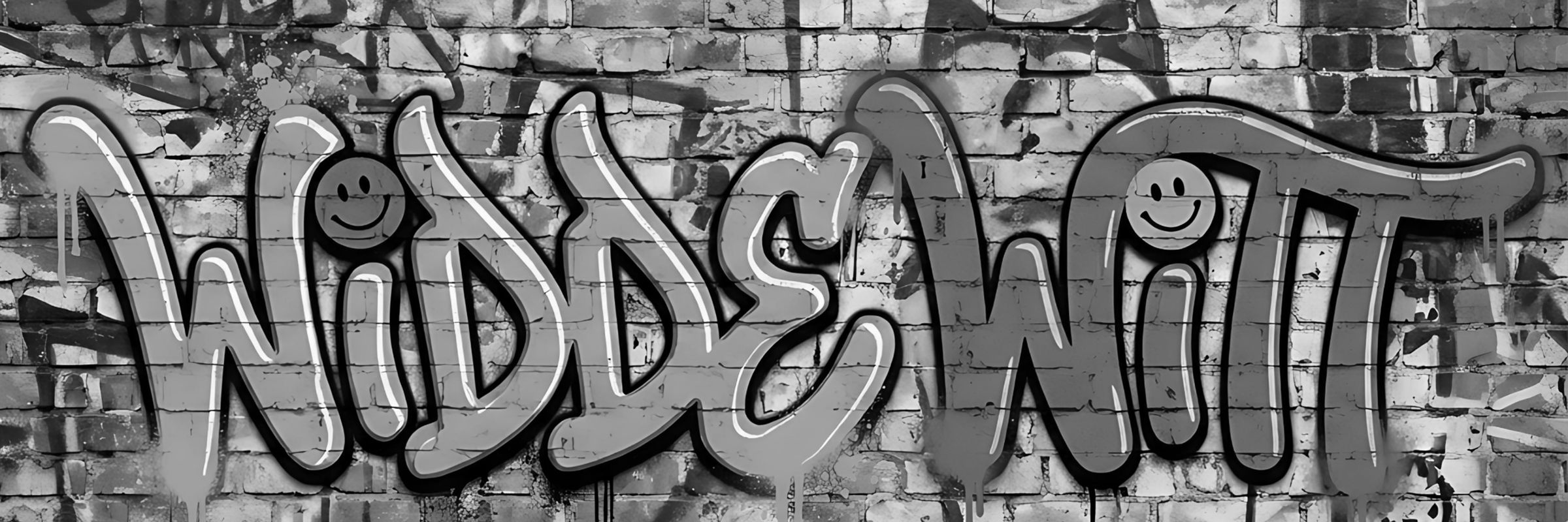 WiddeWitt Graffiti Schriftzug an Wand